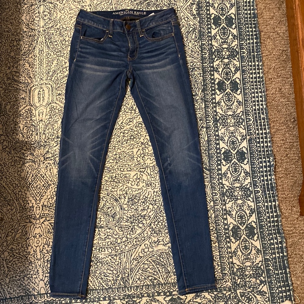 American eagle super super stretch jegging size 4